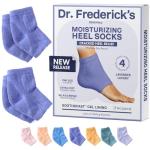 Lavender Moisturizing Fuzzy Heel Socks - 2 Pairs