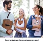 Bookaroo Cream Book & Stuff Pouch