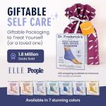 Lavender Moisturizing Fuzzy Heel Socks - 2 Pairs