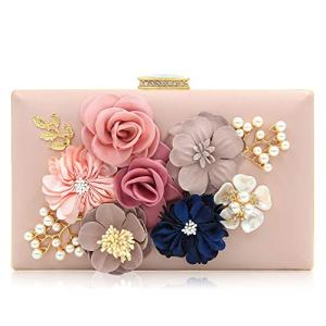 Light Pink Floral Clutch Bag for Special Occasions