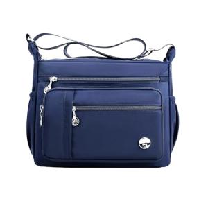 Stylish Women's Shoulder Handbag with Multiple Pockets