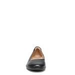 Naturalizer Black Leather Slip-On Ballet Flats