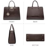 Dasein Women's Stylish Handbag and Clutch Set