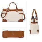 BOSTANTEN Women's Leather Laptop Briefcase Tote