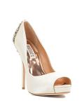 Badgley Mischka Kiara Ivory Dress Pumps, Size 7