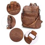 CLUCI Women's Leather Backpack Purse with Tassel