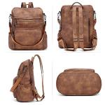 CLUCI Women's Leather Backpack Purse with Tassel