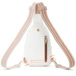 BOSTANTEN Women's Beige Leather Sling Bag