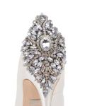 Badgley Mischka Kiara Ivory Dress Pumps, Size 7
