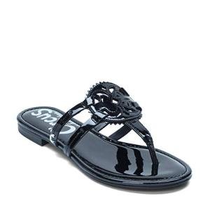 Circus NY Women's Black Patent Canyon Sandal