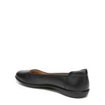 Naturalizer Black Leather Slip-On Ballet Flats