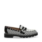 Betsey Johnson Women's Darian Black/White Loafers 7.5