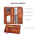 Valenchi RFID Blocking Leather Wallet for Women