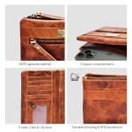 Valenchi RFID Blocking Leather Wallet for Women