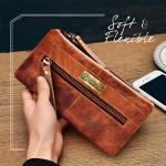 Valenchi RFID Blocking Leather Wallet for Women