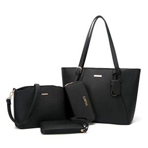 Chic 4-Piece Women's Handbag and Wallet Set