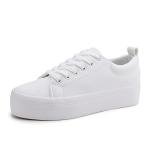 JABASIC Women’s Comfortable Lace-Up Platform Sneakers