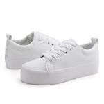 JABASIC Women’s Comfortable Lace-Up Platform Sneakers