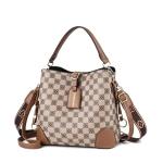 PHEVOS Khaki Women’s Fashion Tote Handbag
