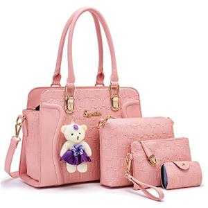Elegant Women's Tote and Satchel Bag Set
