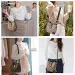 PHEVOS Khaki Women’s Fashion Tote Handbag