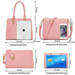 Elegant Women's Tote and Satchel Bag Set