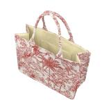 Leanoria Luxury Retro Embroidered Tote Bag (Red)