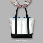 Stylish Canvas Tote Bag with External Pocket