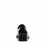 Franco Sarto Black Leather Slip-On Loafer for Women