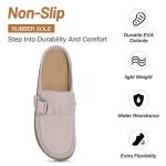 Suede Clogs with Cork Footbed and Arch Support