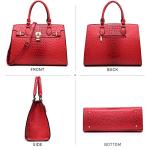 Dasein Women's Stylish Tote Bag with Wallet