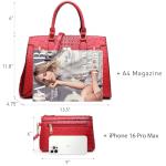 Dasein Women's Stylish Tote Bag with Wallet