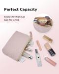 BAGSMART Elegant Pink Makeup Bag Organizer
