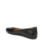 Naturalizer Vivienne Black Leather Ballet Flats