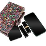 Multicolor Acrylic Geometric Box Clutch Handbag