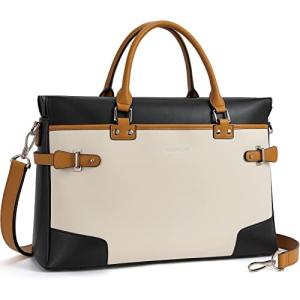 Elegant Leather Laptop Briefcase for Women
