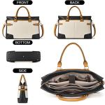 Elegant Leather Laptop Briefcase for Women