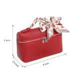 Trendy Red Leather Crossbody Bag for Women