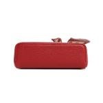 Trendy Red Leather Crossbody Bag for Women