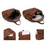 Vegan Leather Daily Backpack Purse for Women