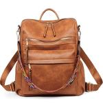 Dora & Liz Designer Leather Backpack Purse for Women