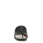 Franco Sarto Black Leather Loran Slide Sandal 8.5M
