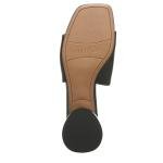 Franco Sarto Black Leather Loran Slide Sandal 8.5M
