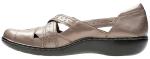 Clarks Pewter Slip-On Loafers for Women 9.5