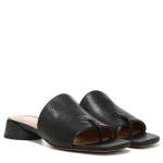 Franco Sarto Black Leather Loran Slide Sandal 8.5M