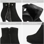 Stylish Black Stiletto Ankle Boots for Women