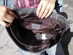 NIGEDU Black PU Leather Women's Handbag Clutch