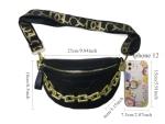 Plaid Leather Chain Women's Fanny Pack & Shoulder Bag