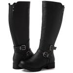 GLOBALWIN Women's Black Knee High Fashion Boots