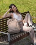 Chic Black Laptop Backpack with USB Charging